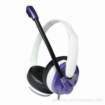 2013 Hot-selling USB Headphone with Microphone and Volume Control